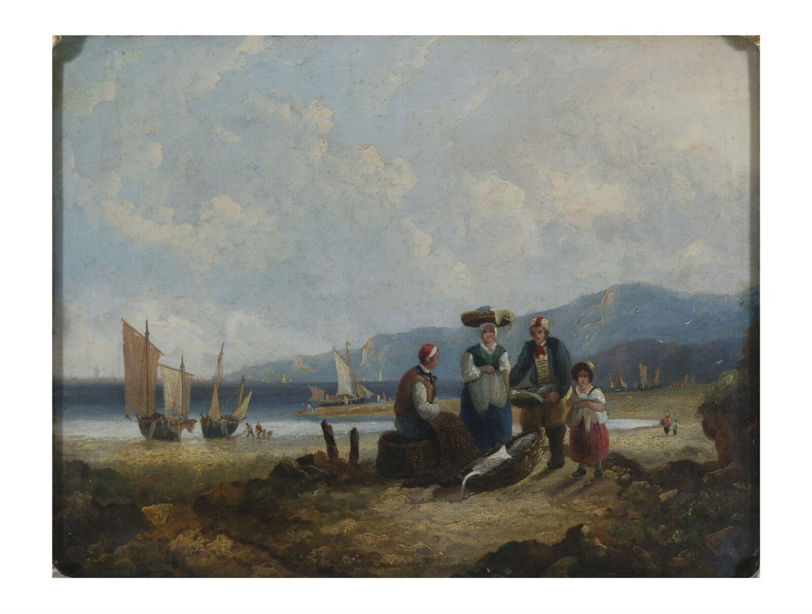Coast scene, William Shayer, 1841