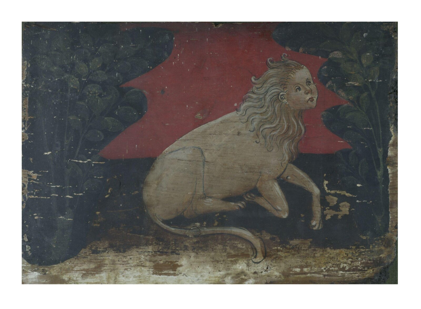 A Human-headed lion in a landscape, ca. 1460-ca. 1480