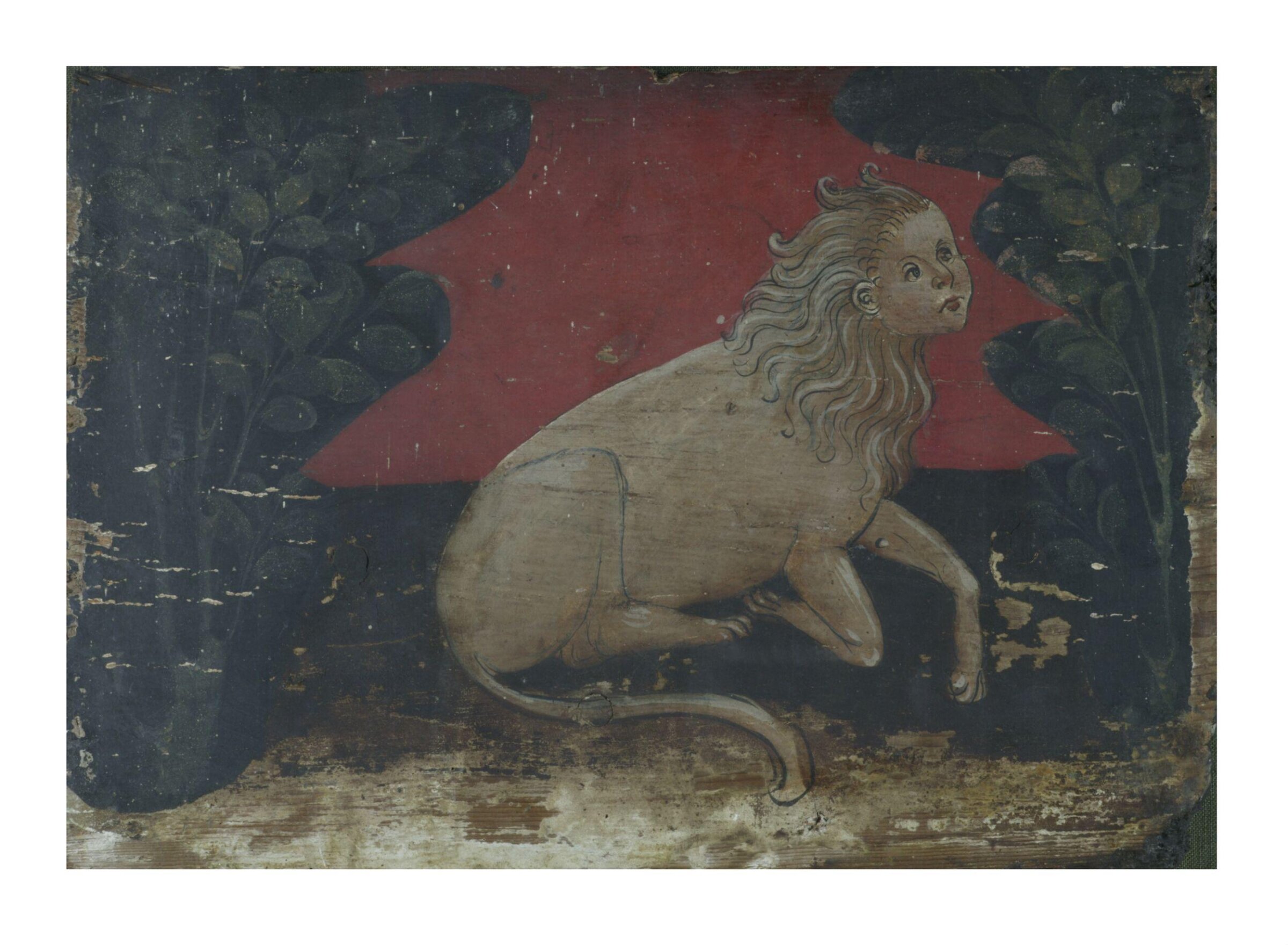 A Human-headed lion in a landscape, ca. 1460-ca. 1480