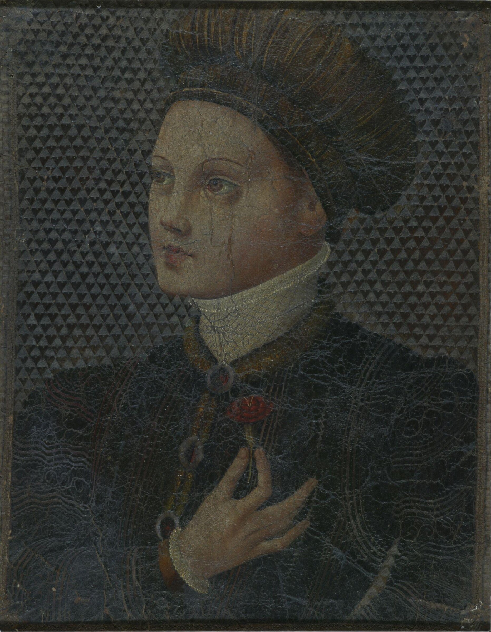 A young man holding a carnation, 16th century