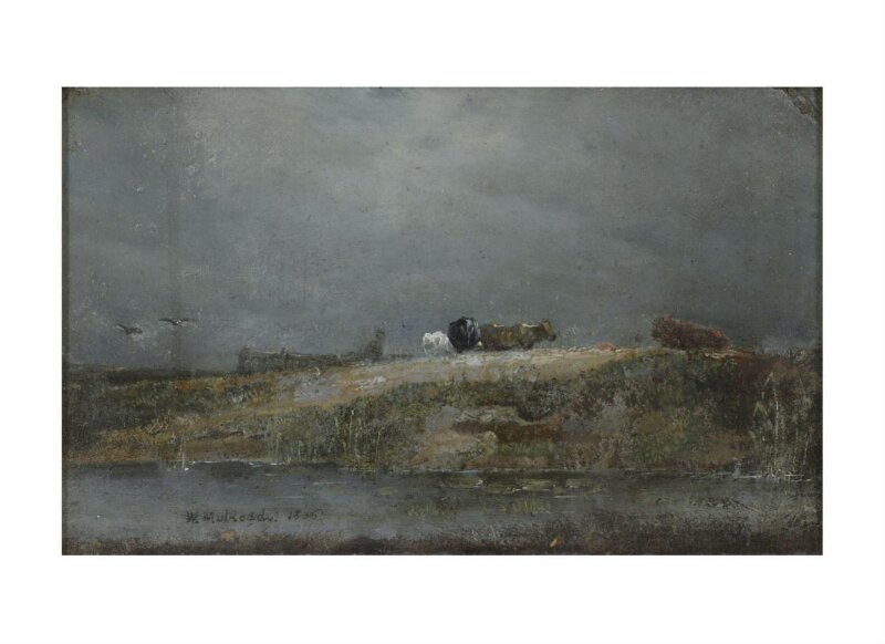 Hampstead Heath with cows