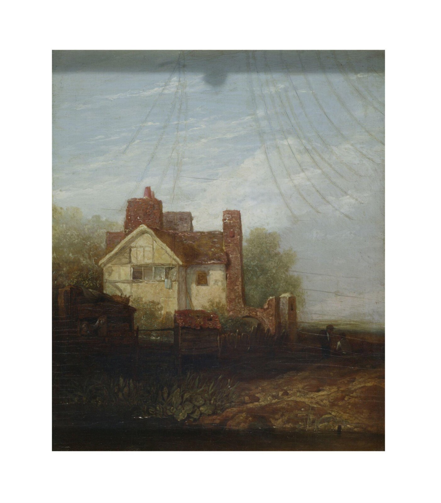 Landscape with figures, William Mulready, early 19th century