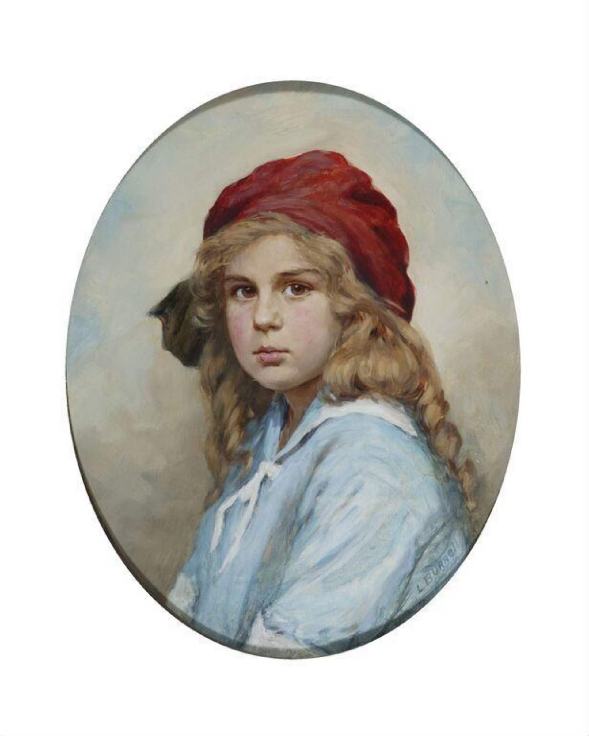 Philippa Burrell, the Artist's Daughter, Aged 9, Louie Burrell, 1917