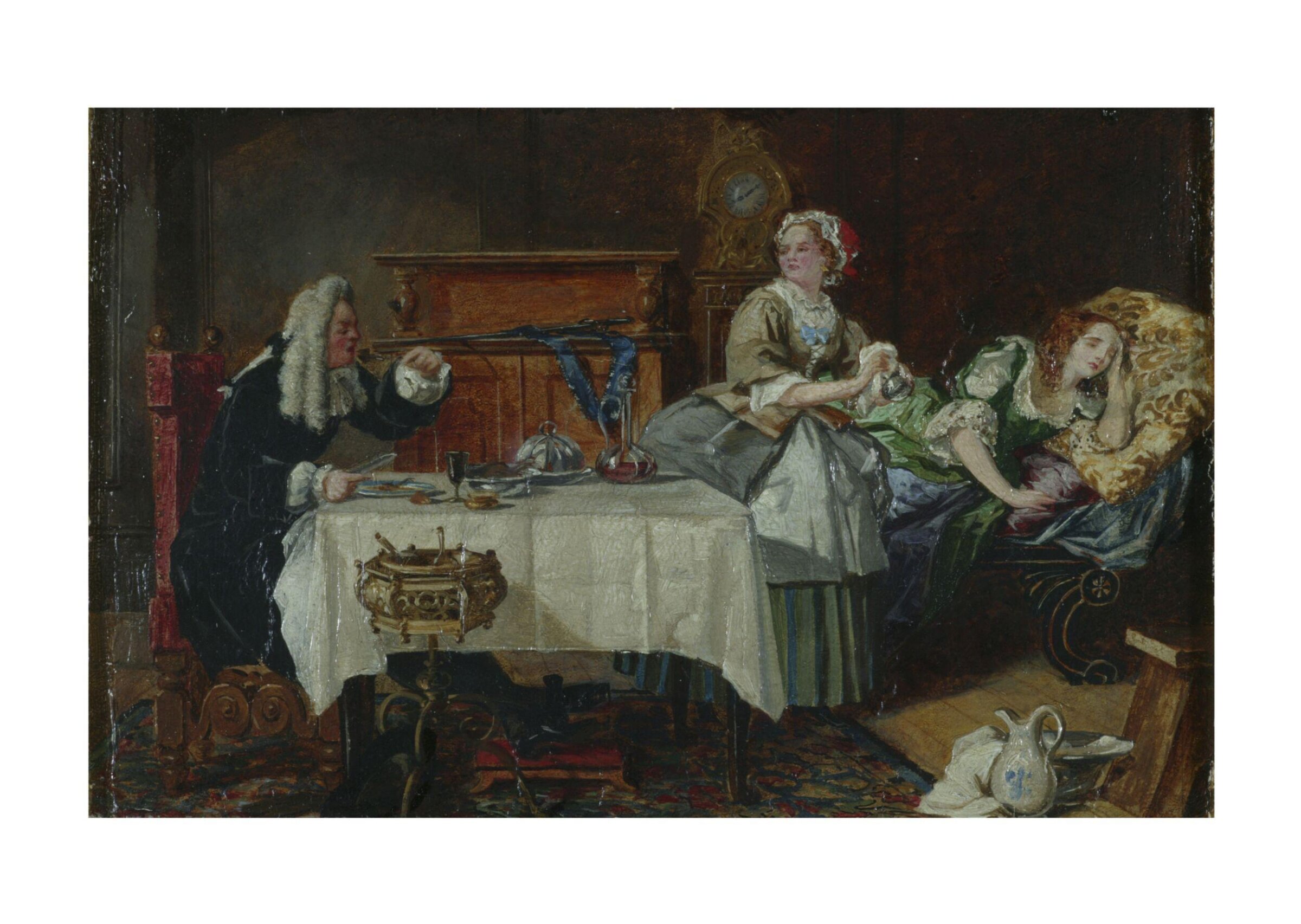 Scene from Molière's 'Le Tartuffe', William Maw Egley, 1850