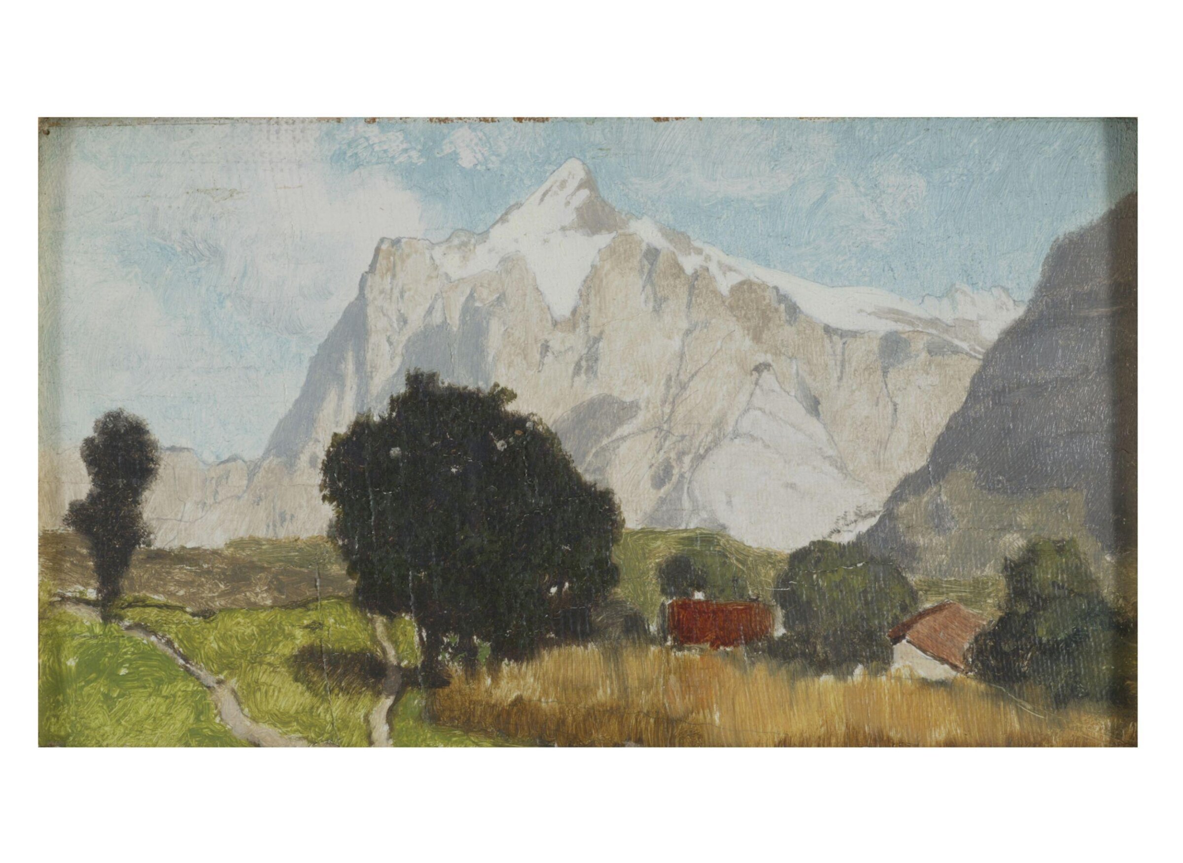 Grindelwald and the Wetterhorn, Karl Heffner, 1883-1894