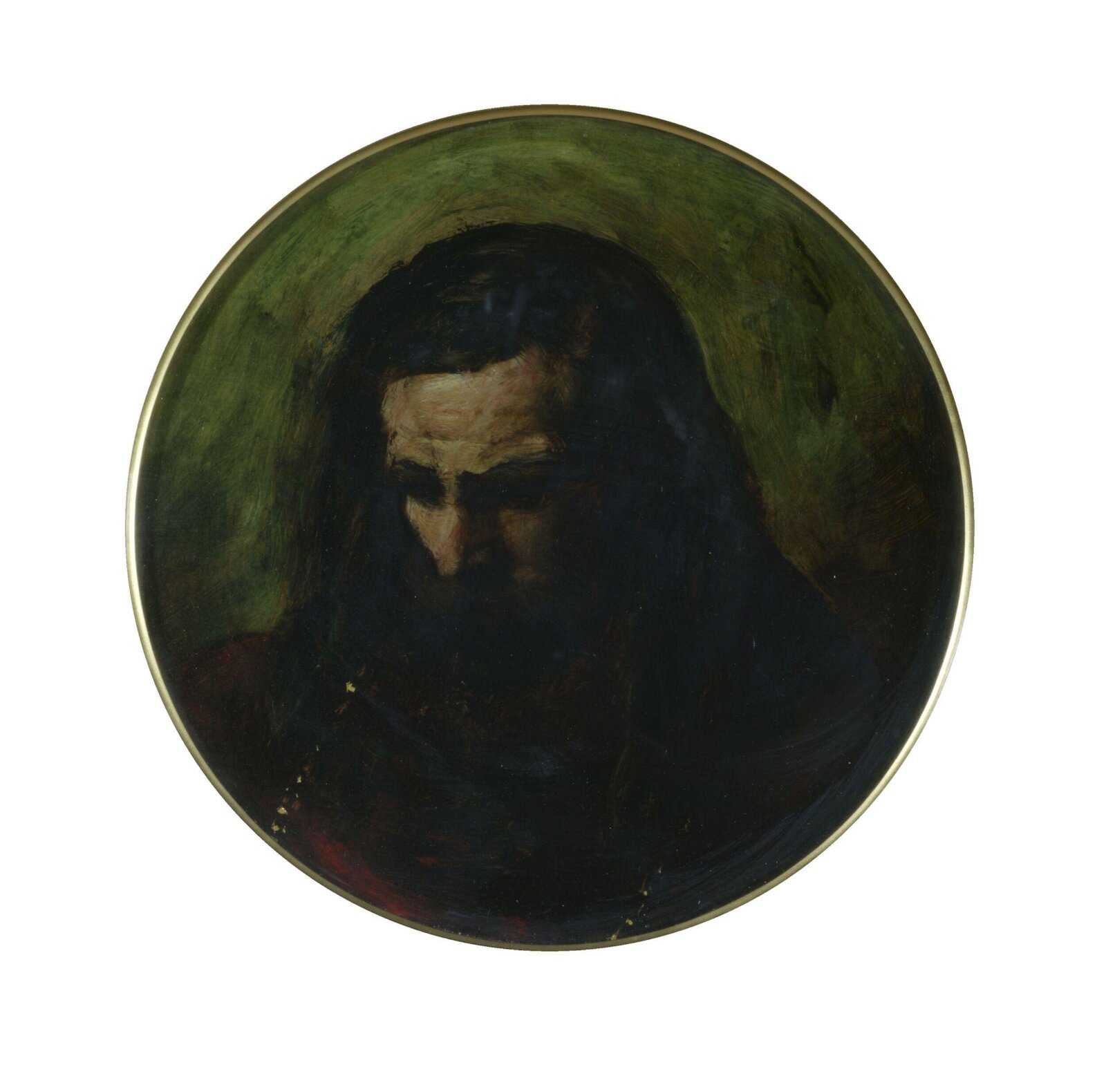Study of a man's head, William Etty, ca. 1840-ca. 1841