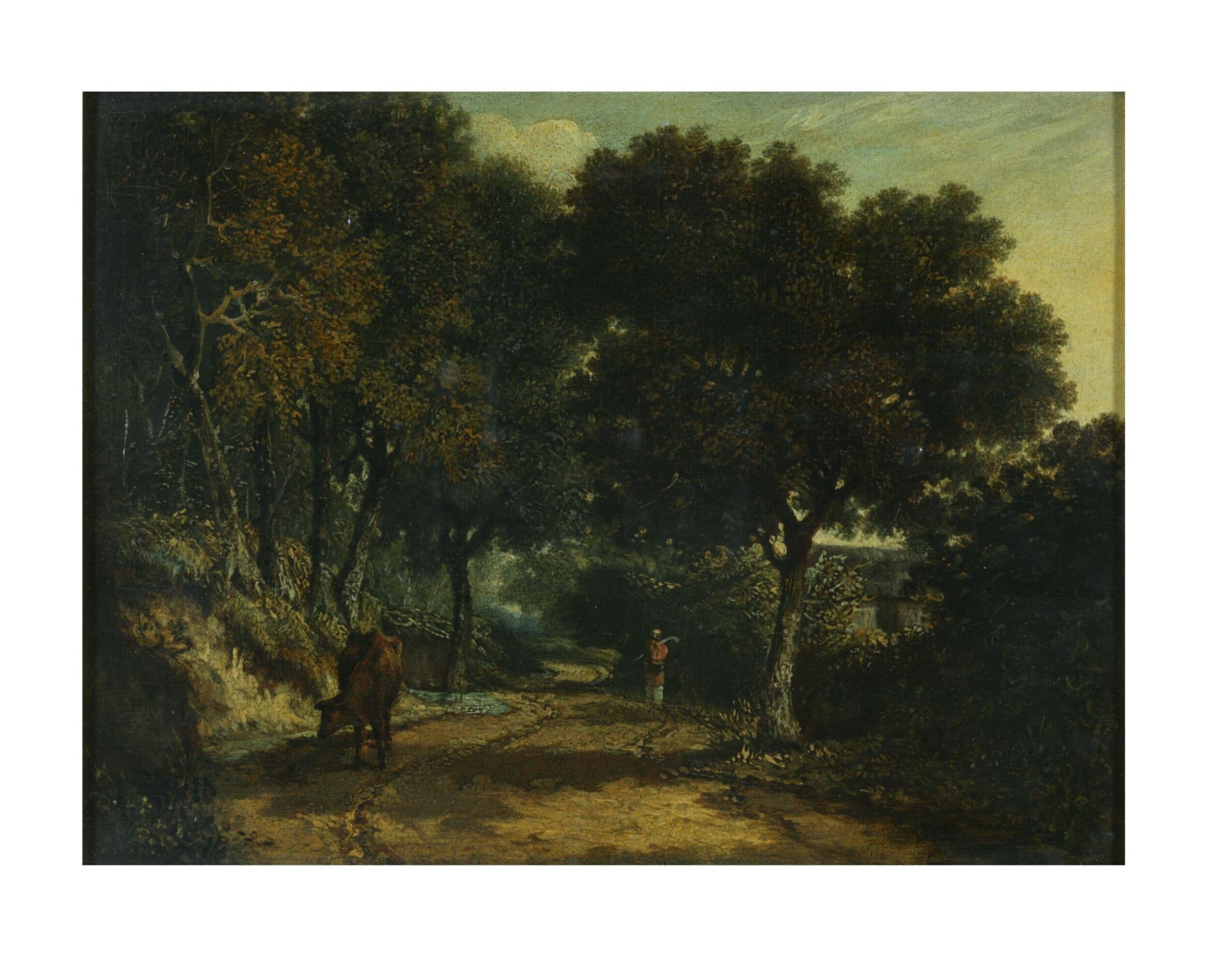 A Shady country road, George Vincent, mid 19th century