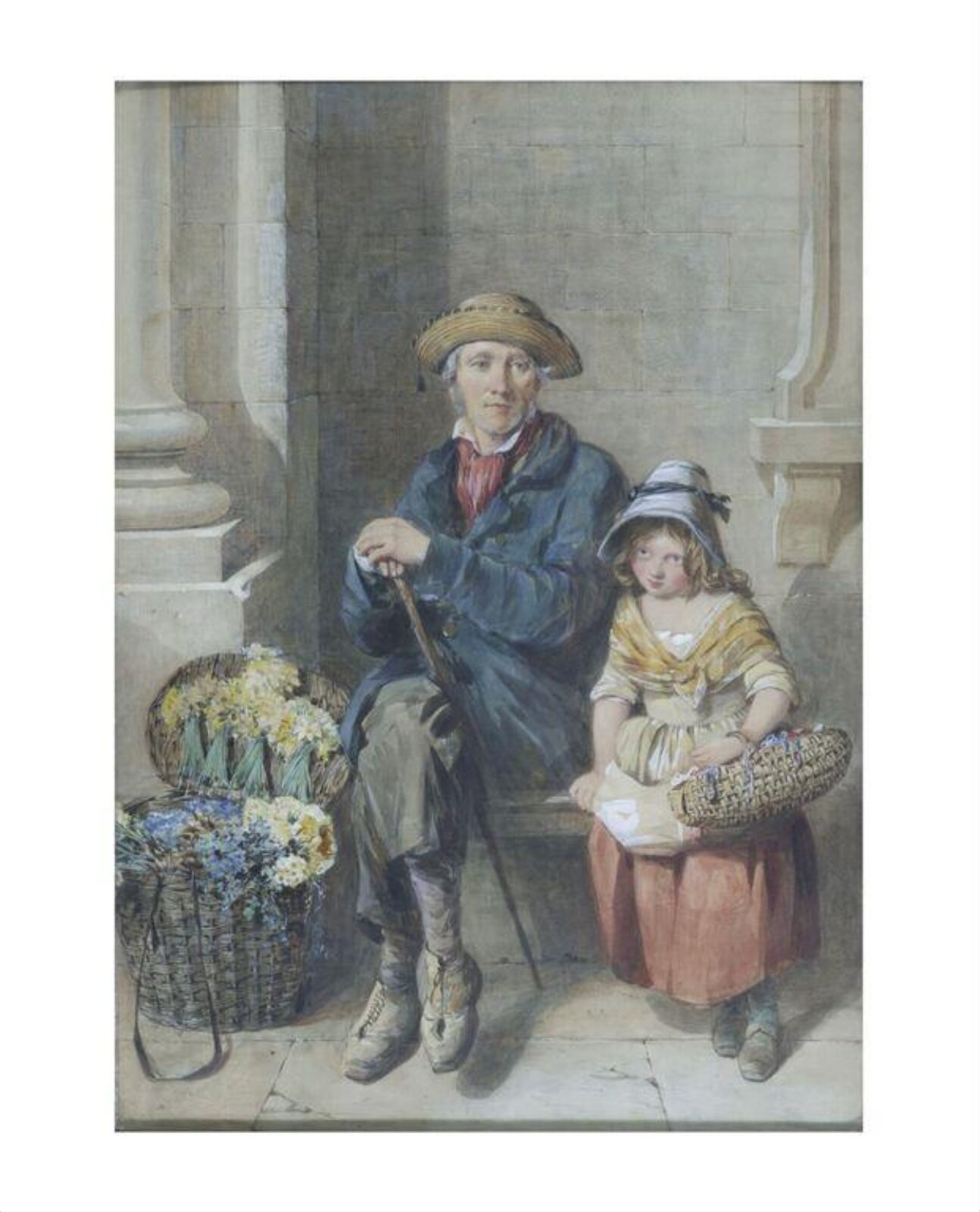 Primrose Gatherers, Oakley, ca. mid 19th century