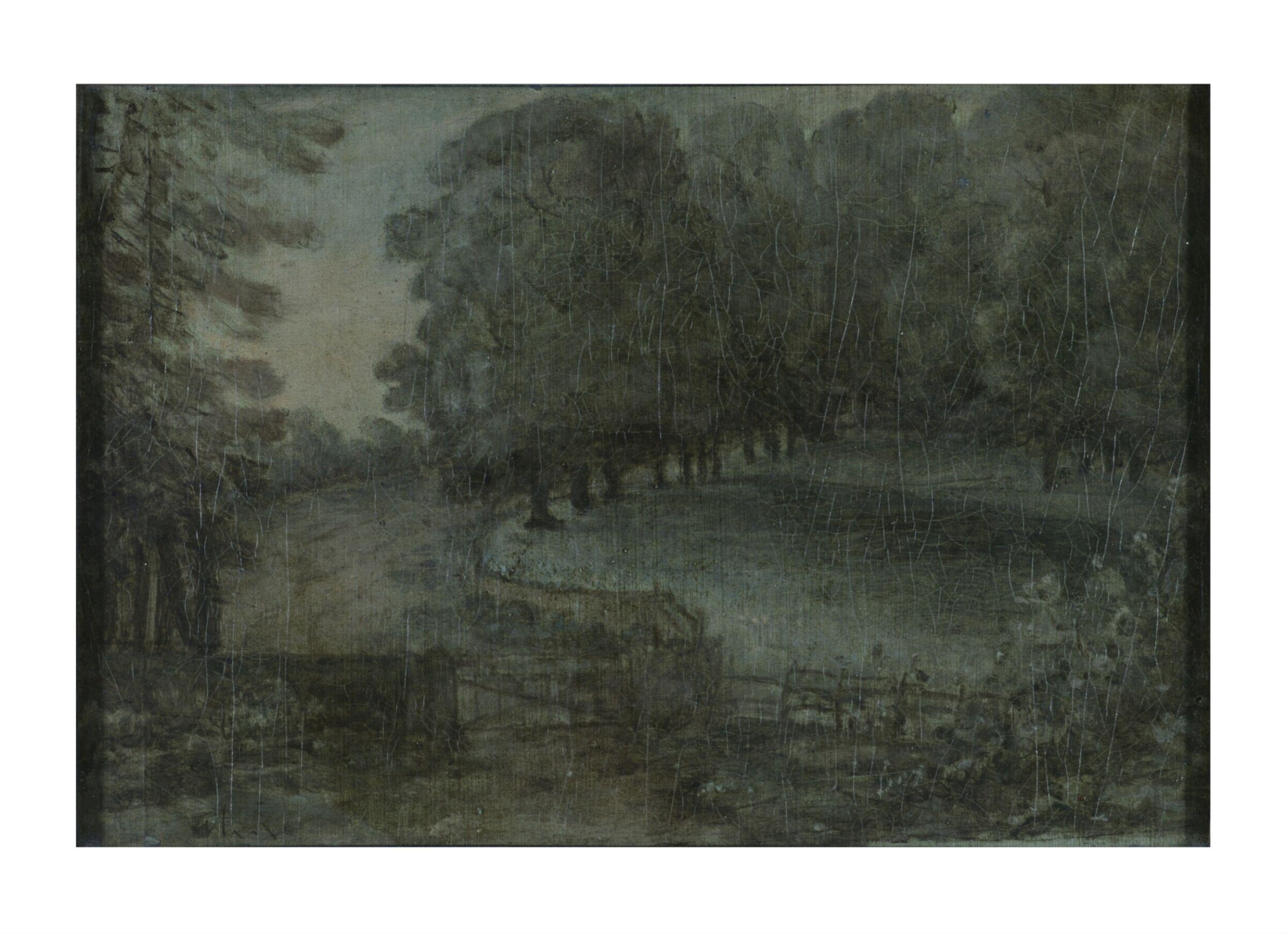 Entrance to Mr Thrale's Park, Streatham, Joshua Reynolds, late 18th century