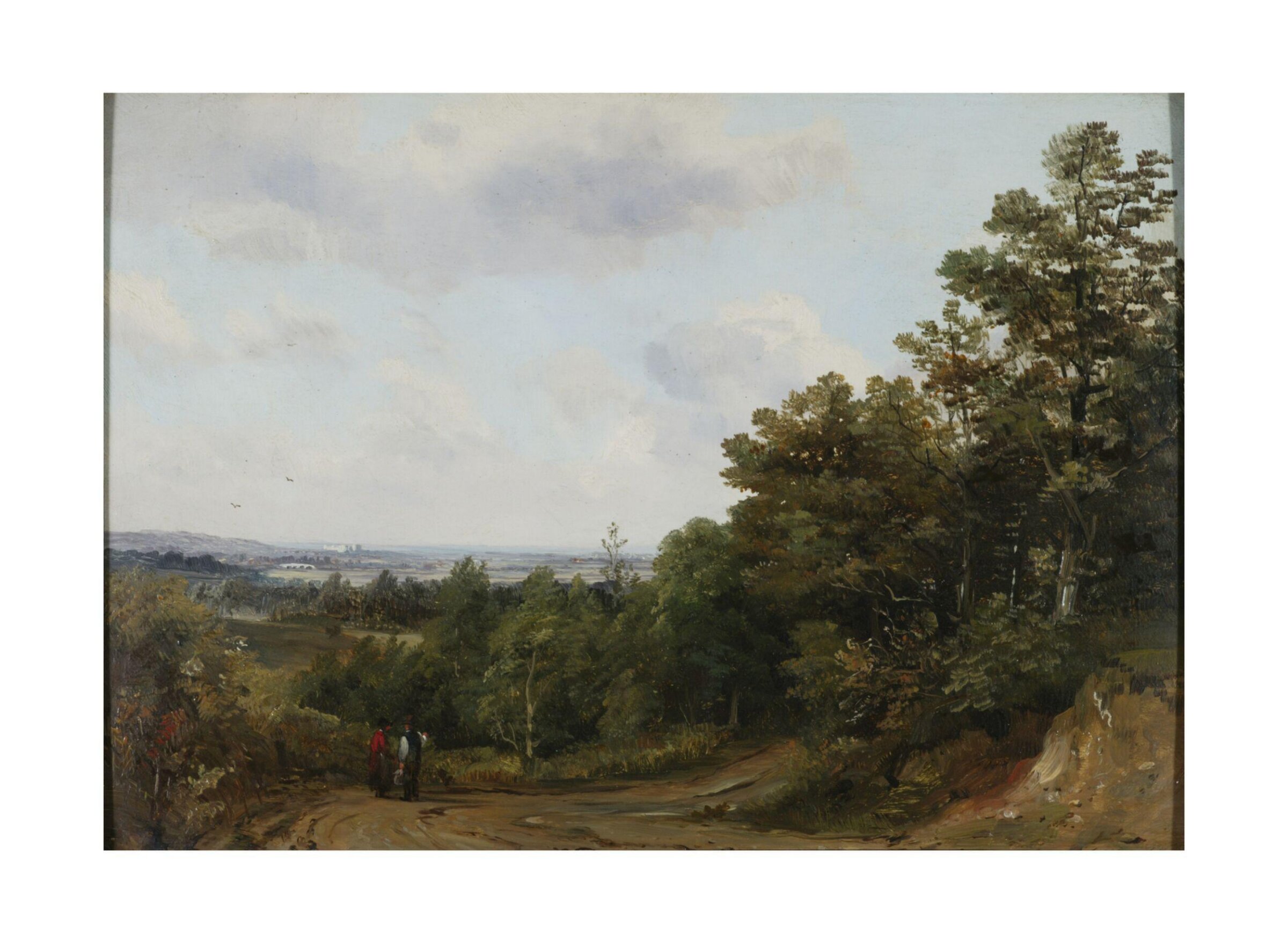 A Distant View of Windsor from St George's Hill, Frederick Richard Lee, ca. 1840