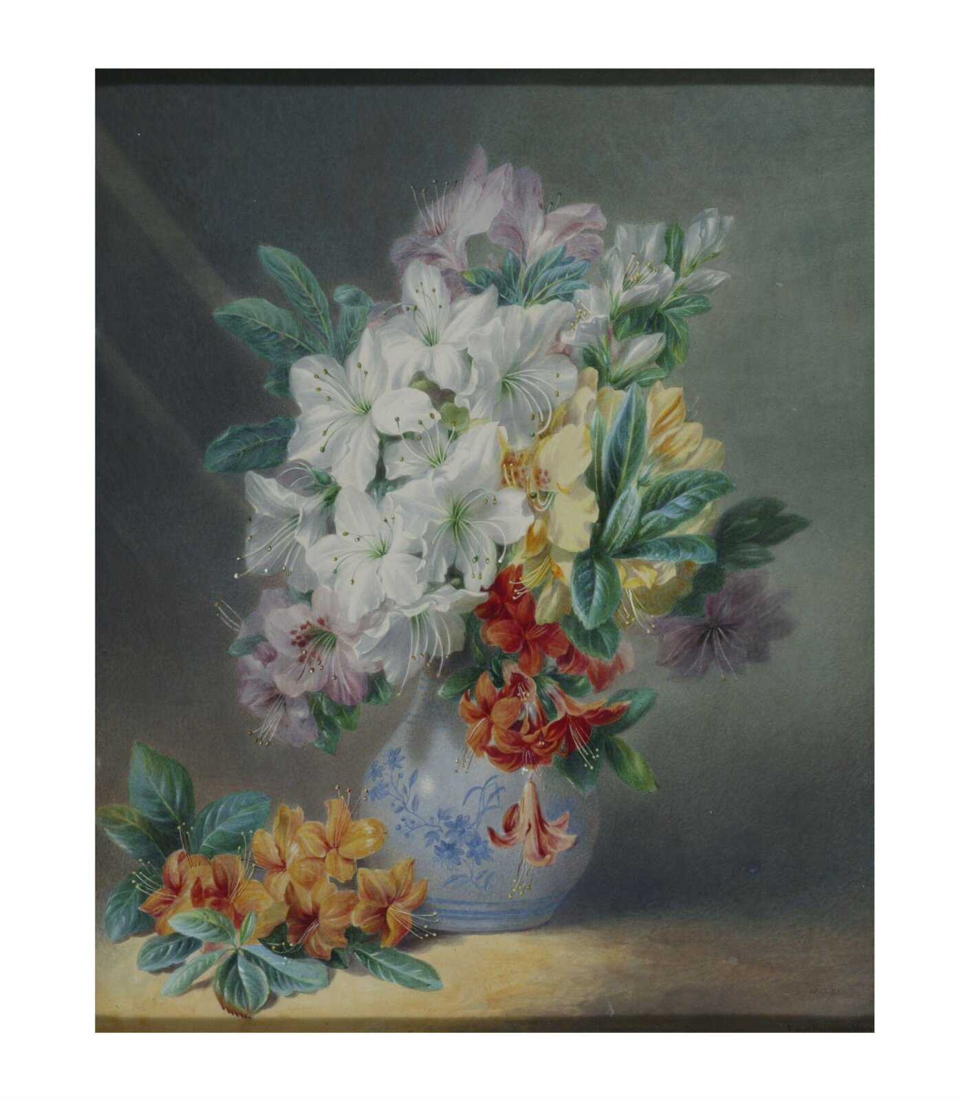 Azaleas, Valentine Bartholomew, 1840