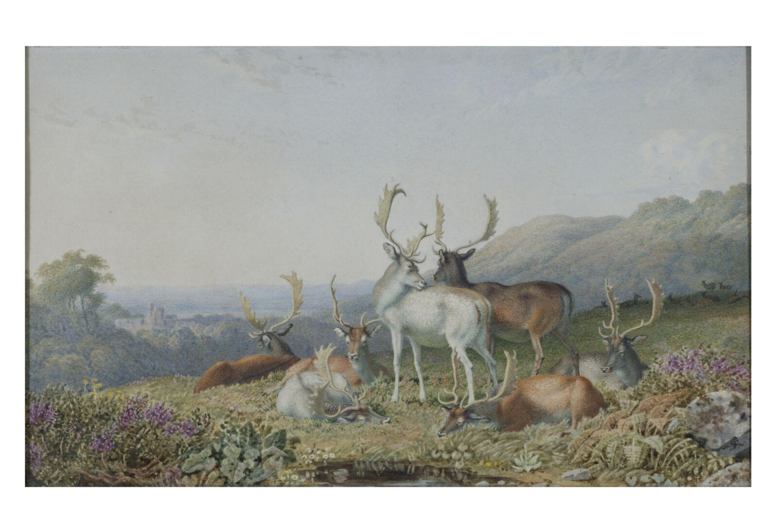 Deer in a Landscape, George Barret, ca. early 19th century