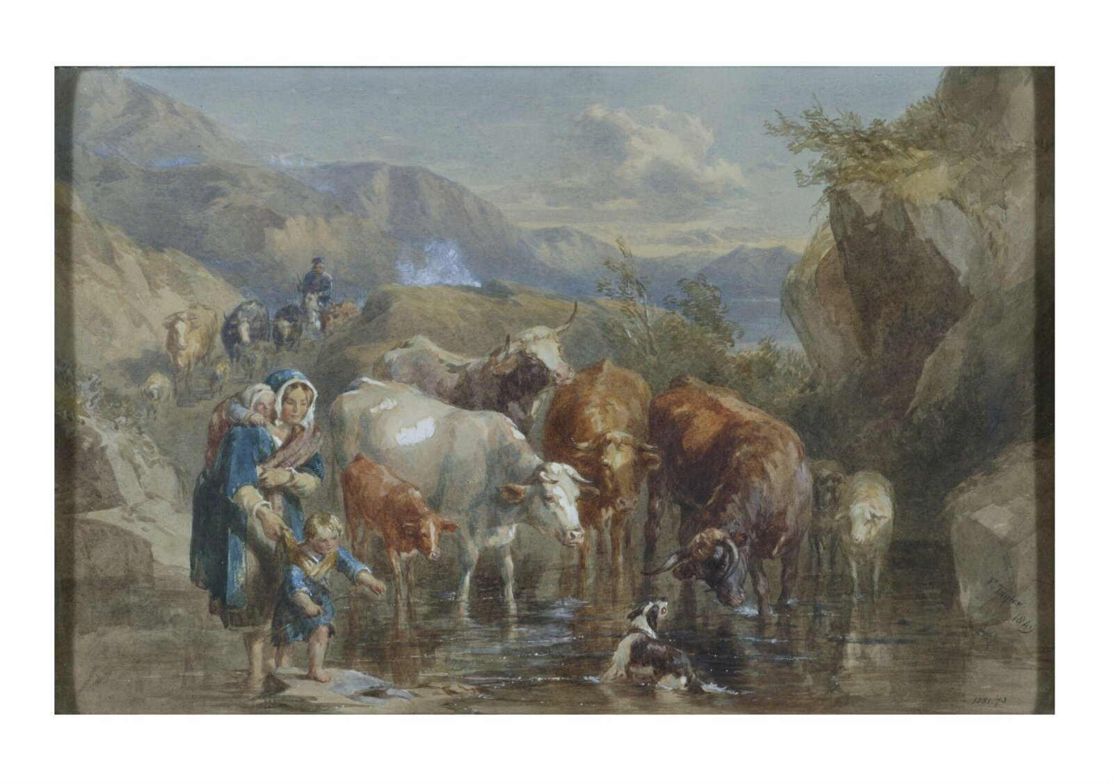 Highland Cattle, Tayler, 1849