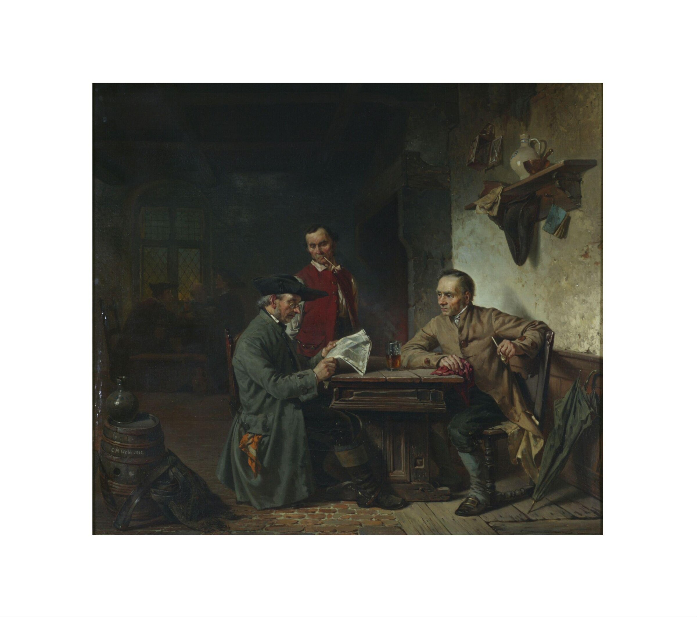 Politicians, Charles Meer Webb, 1865
