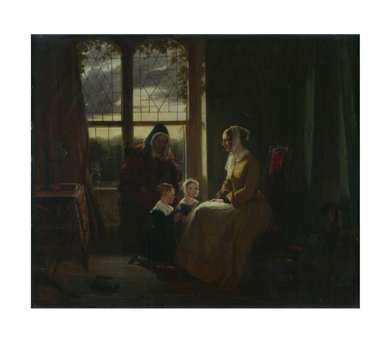 Children at Prayer, Thomas Webster, 1835
