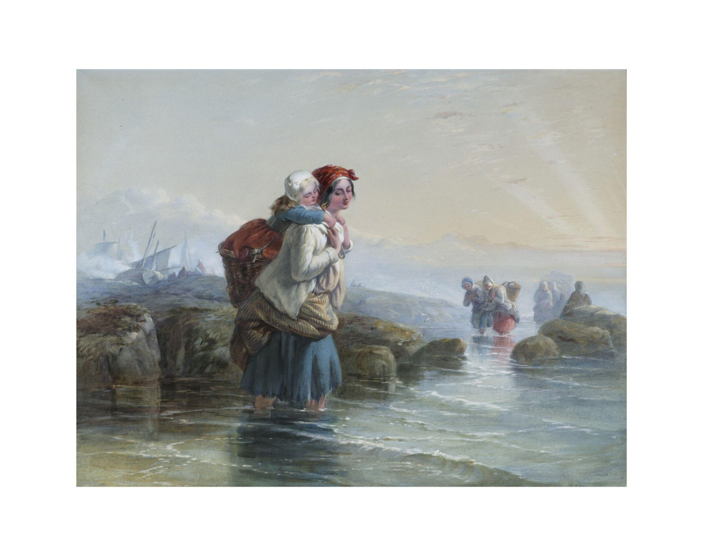Shrimpers, Joseph John Jenkins, 1850