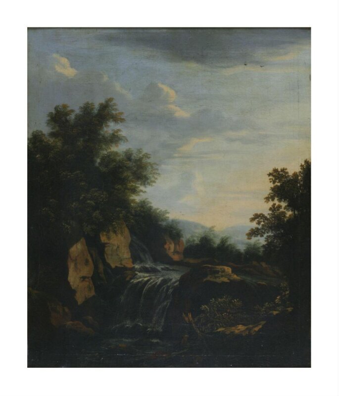 Landscape with Waterfall