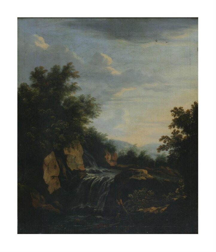 Landscape with Waterfall