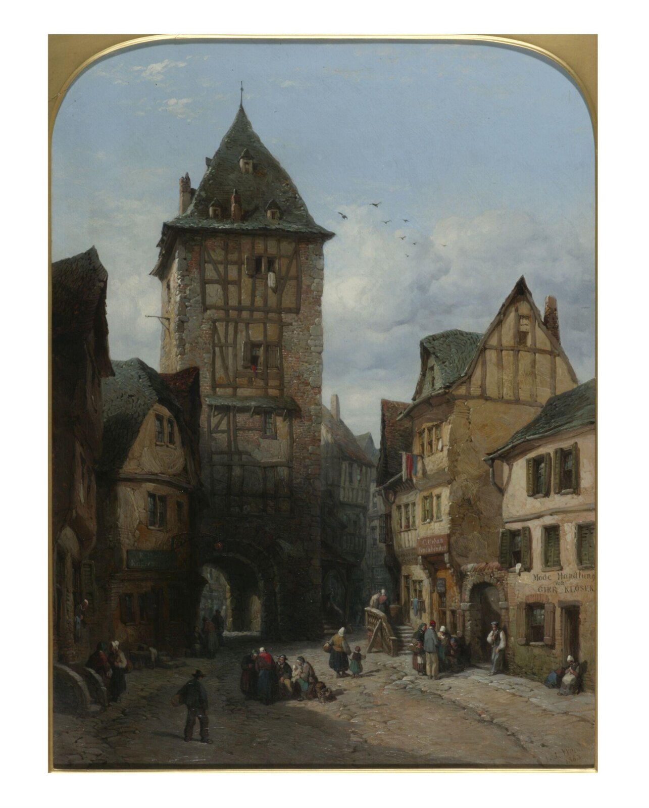 View in Limburg, Lewis John Wood, 1863