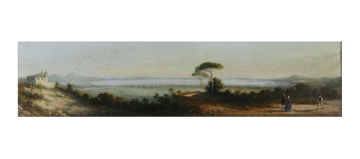 Unknown, A panoramic view of the Bay of Naples, from Portici