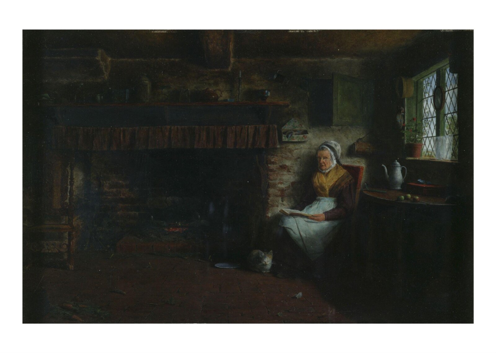 Sunday Afternoon, Frederick Daniel Hardy, 1852