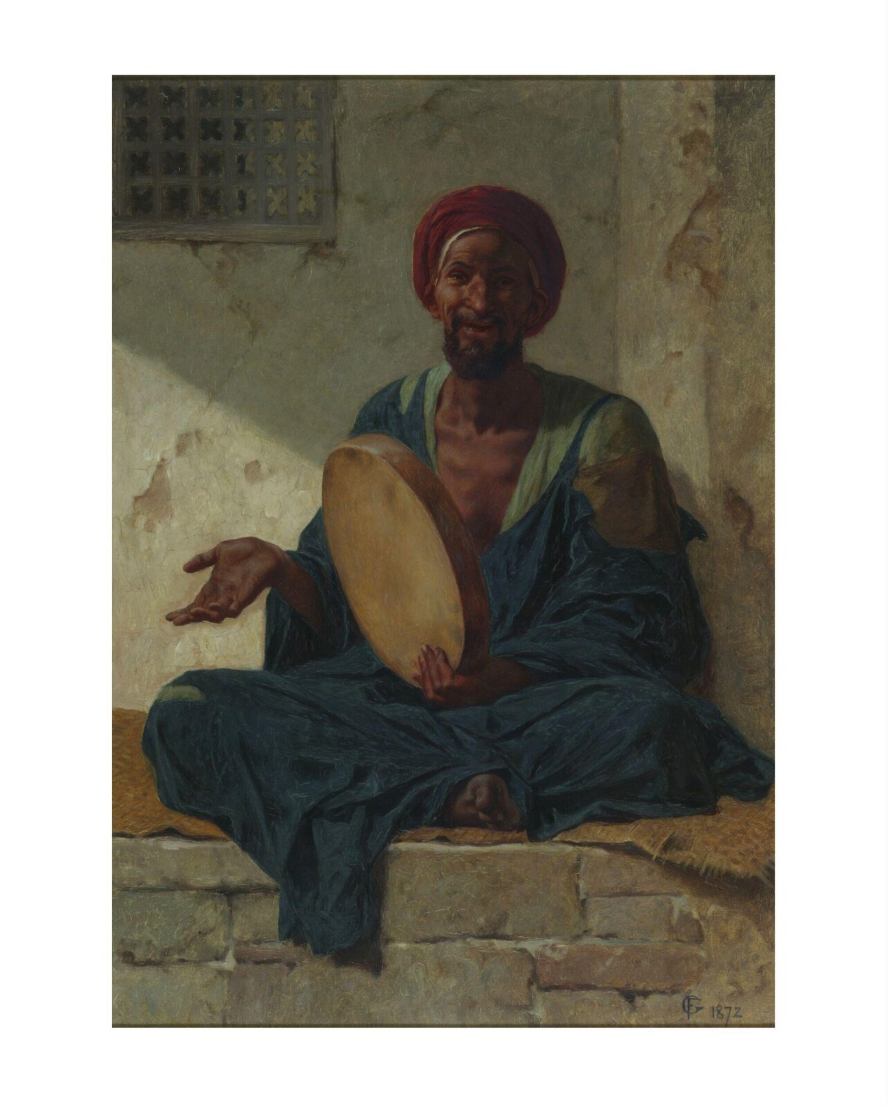 An Arab Improvisatore, Frederick Goodall, 1872