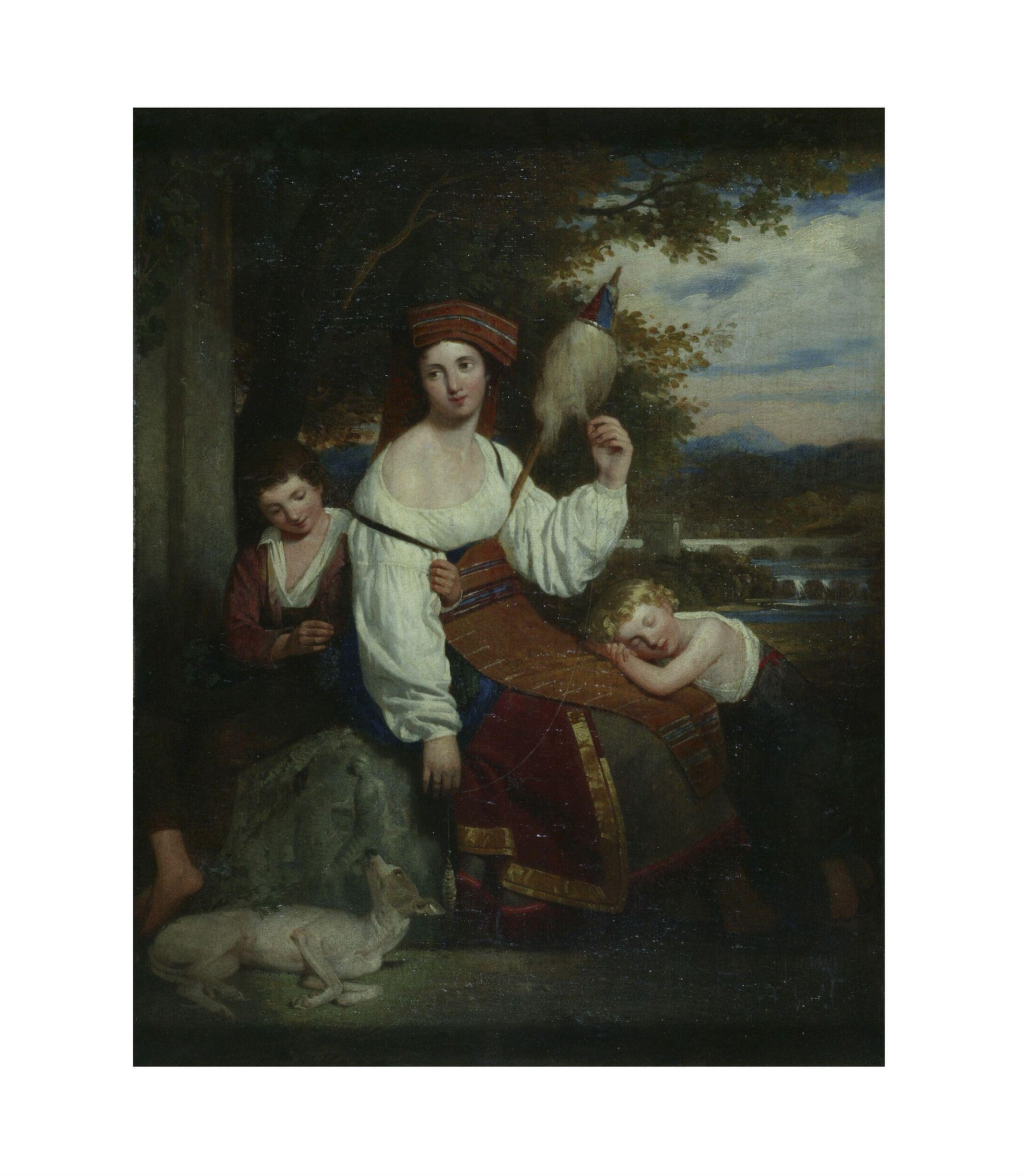 An Italian Contadina and Her Children, Charles Lock Eastlake, 1823