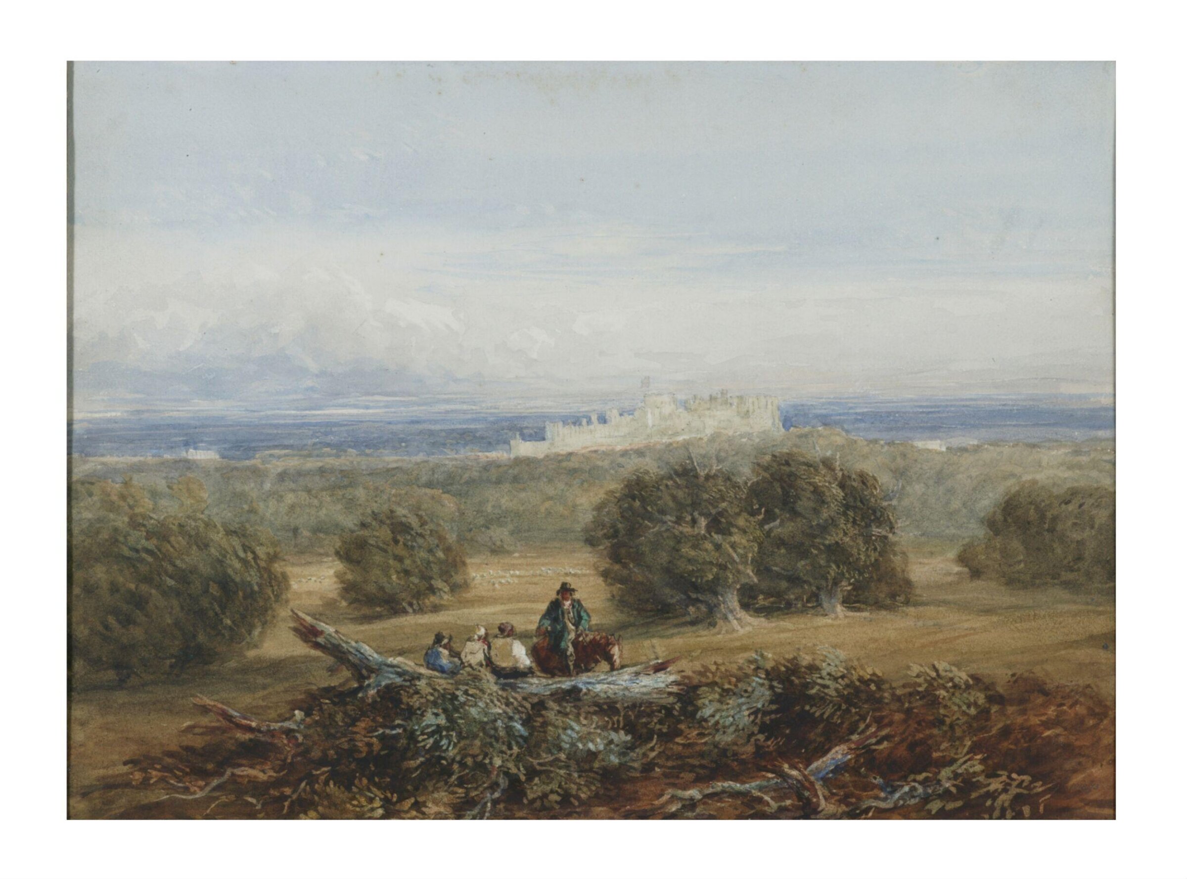 Windsor Castle, from the Sandpit Gate, David Cox, 1820-1859