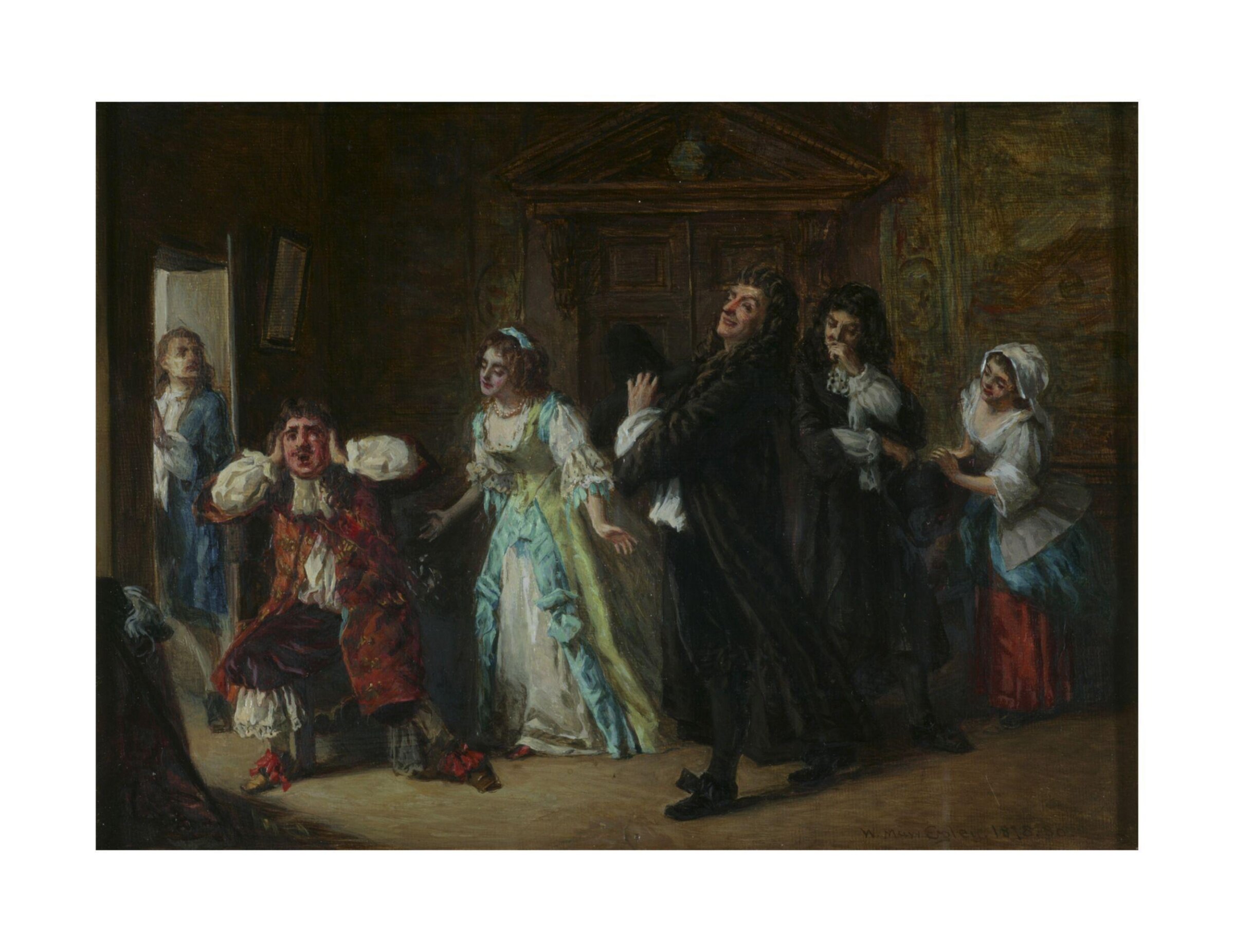 Scene from Molière's 'Le Medecin Malgré Lui', William Maw Egley, 1878-1880