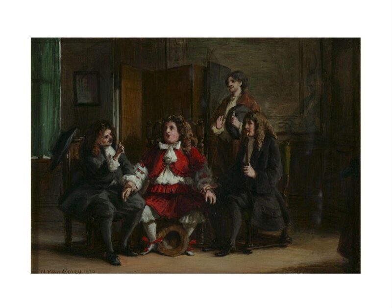 Scene from Molière's 'Monsieur de Pourceaugnac'