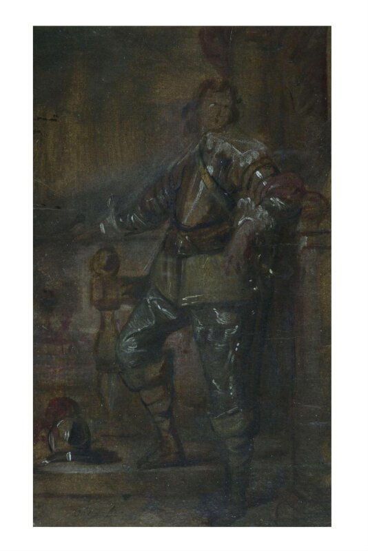 A Man in Half Armour
