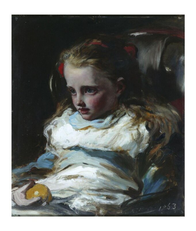 Ellen Sarah Gibbs as a little girl