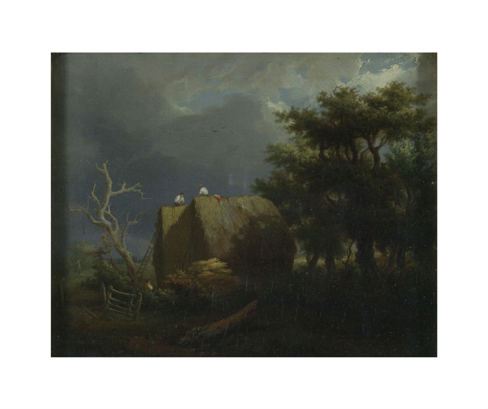 Landscape with Haystack, Patrick Nasmyth, 1800-1831