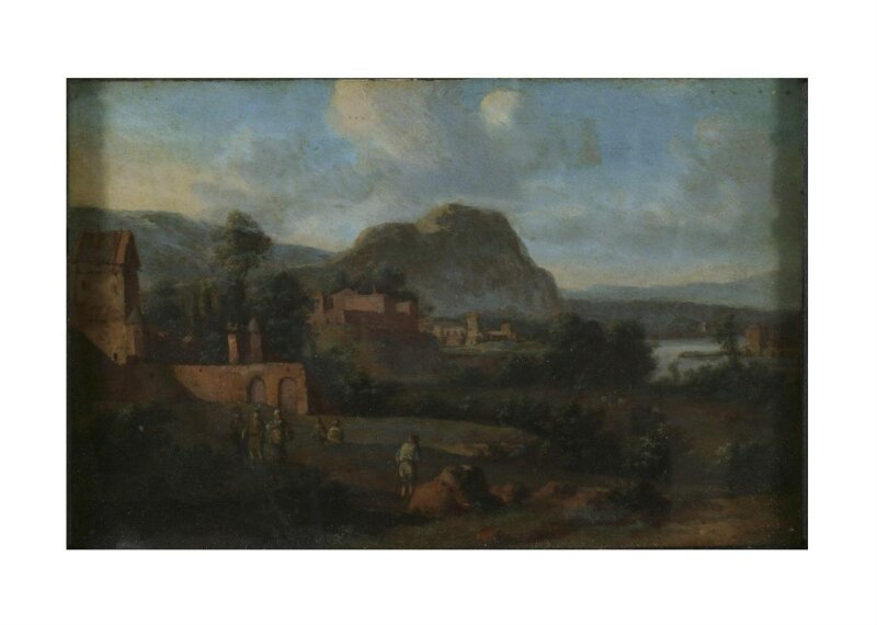 Landscape with Buildings and Figures