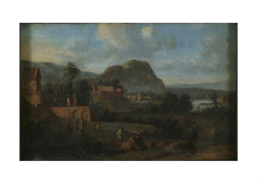 Landscape with Buildings and Figures