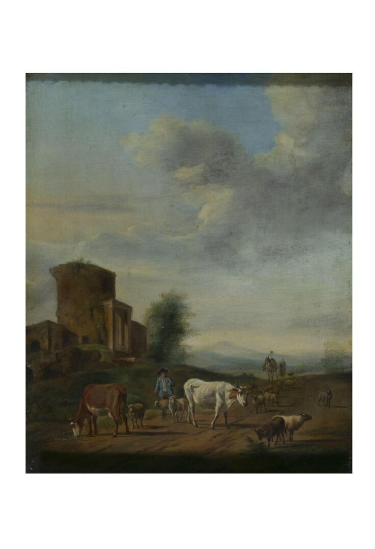 Landscape with Ruins and Figures top image