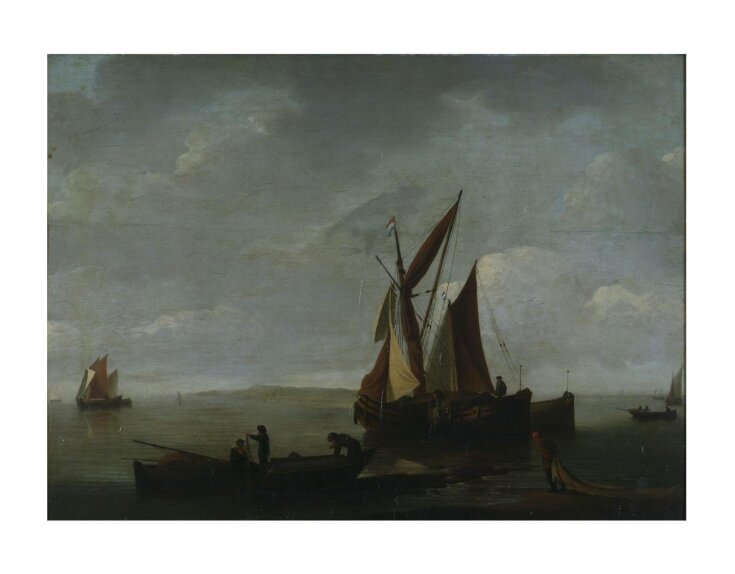 Sea Piece with Fishing Boats top image