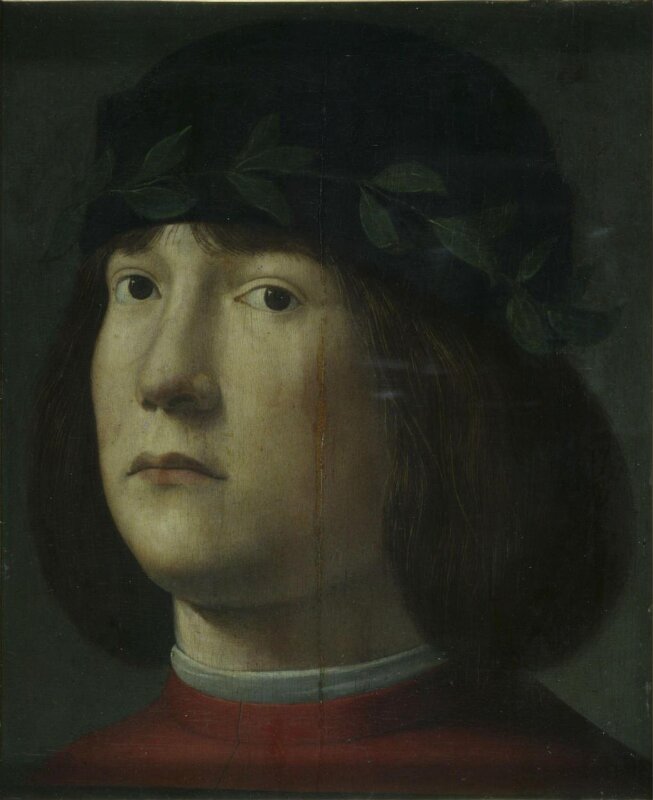 Head of Laurel-Crowned Poet (?)
