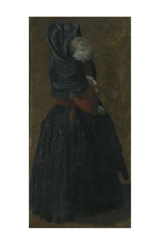 A Lady Seen in Profile