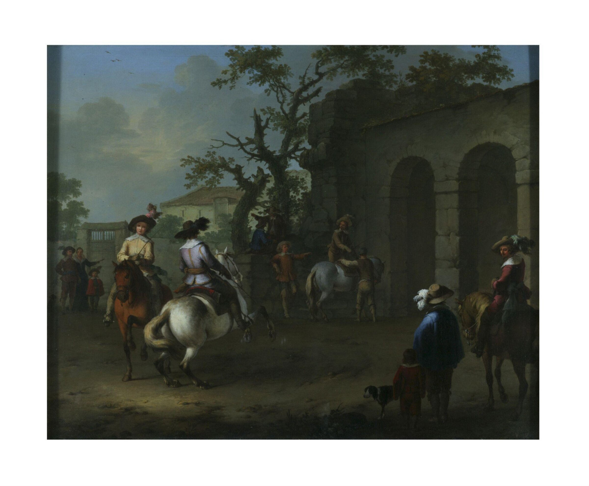 A Riding Lesson, Franz de Paula Ferg, early 18th century