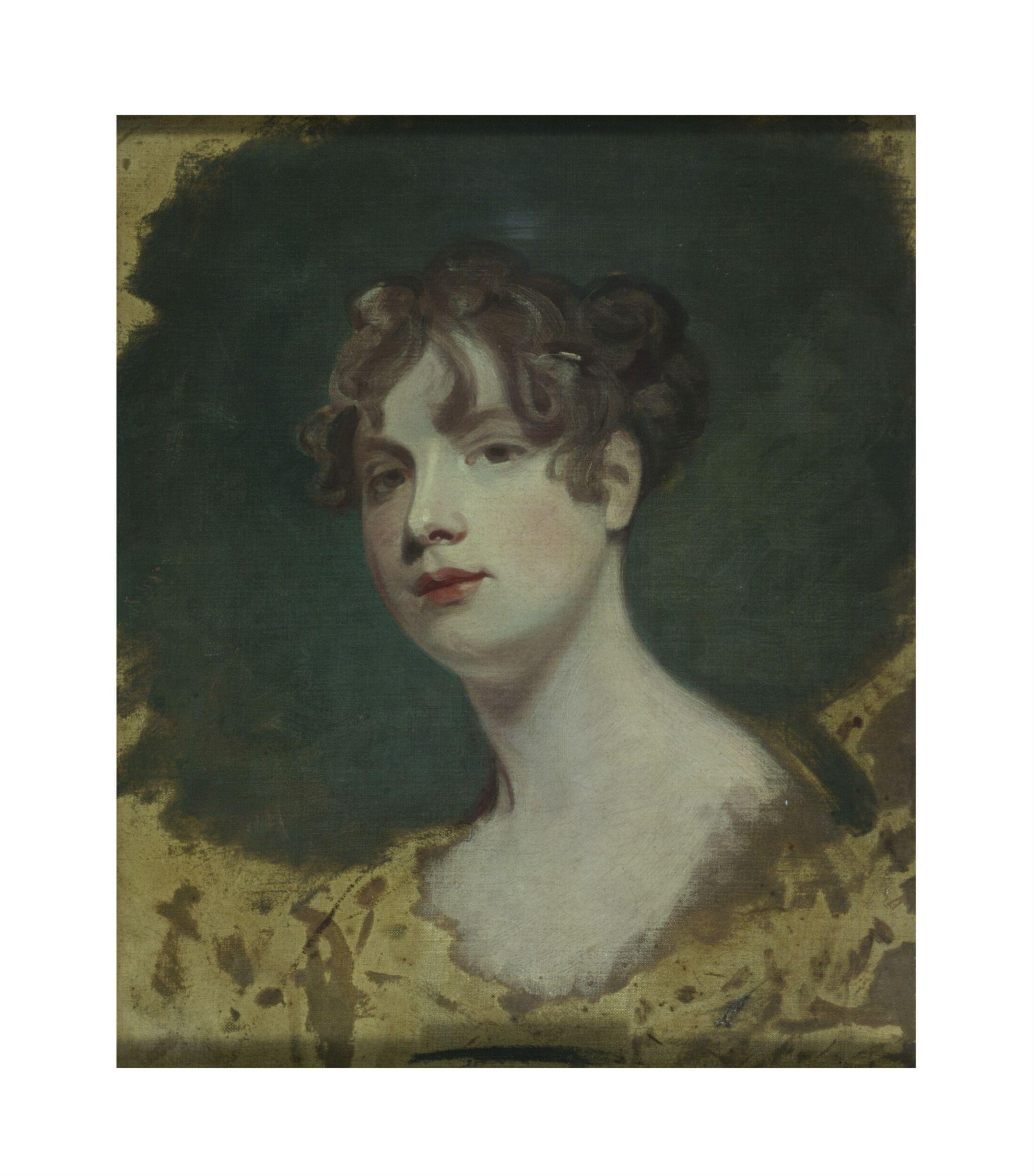 Sketch of a Female Head, George Romney, 2nd half 18th century