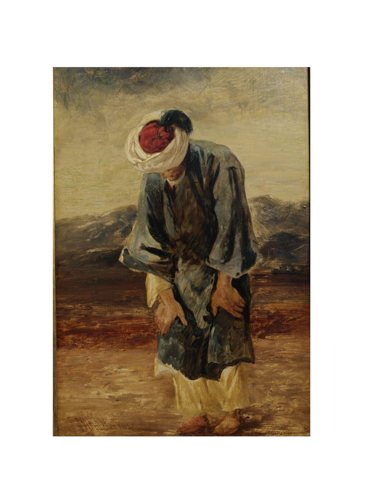 A Muslim at Prayer, William James Müller, 1841