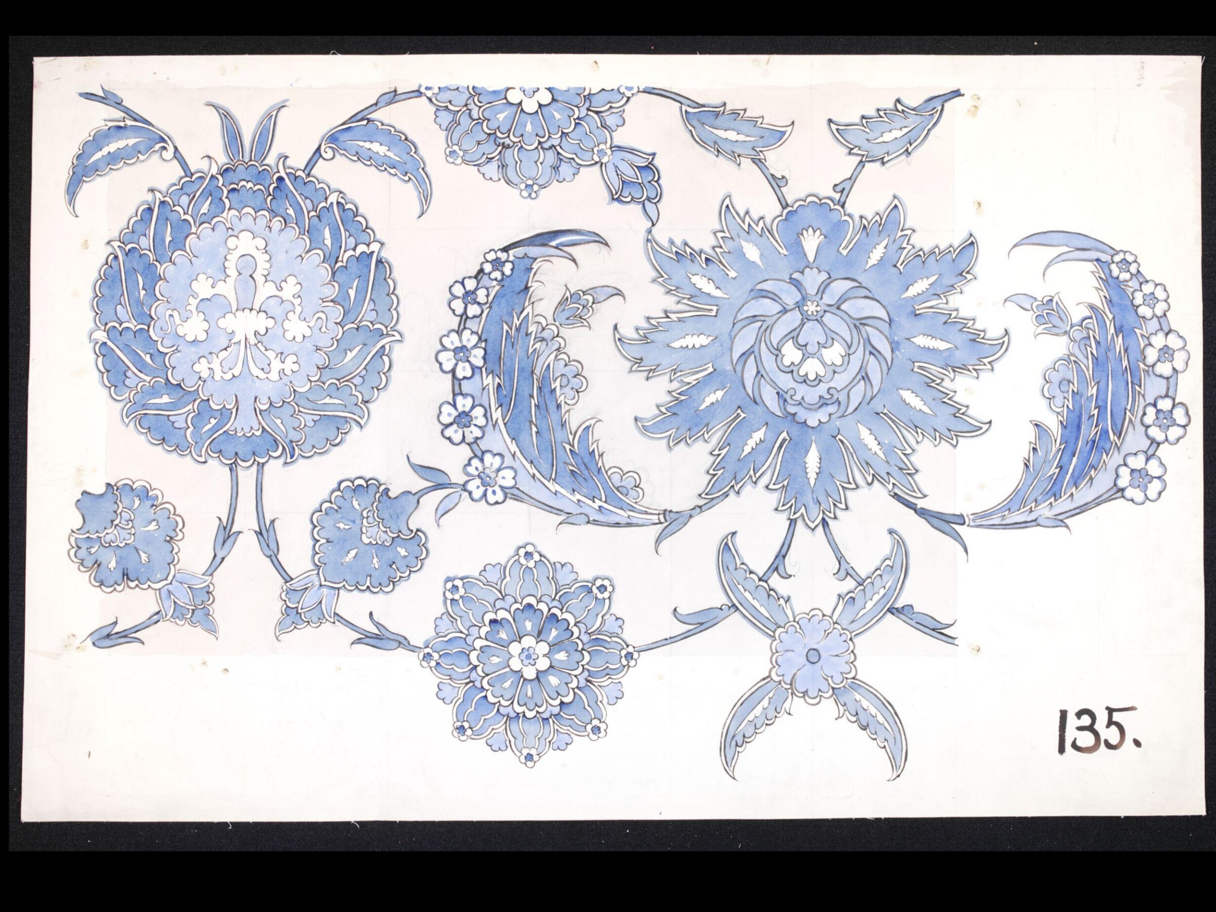 Design for decoration and ornament for pottery and tilework, William Frend De Morgan