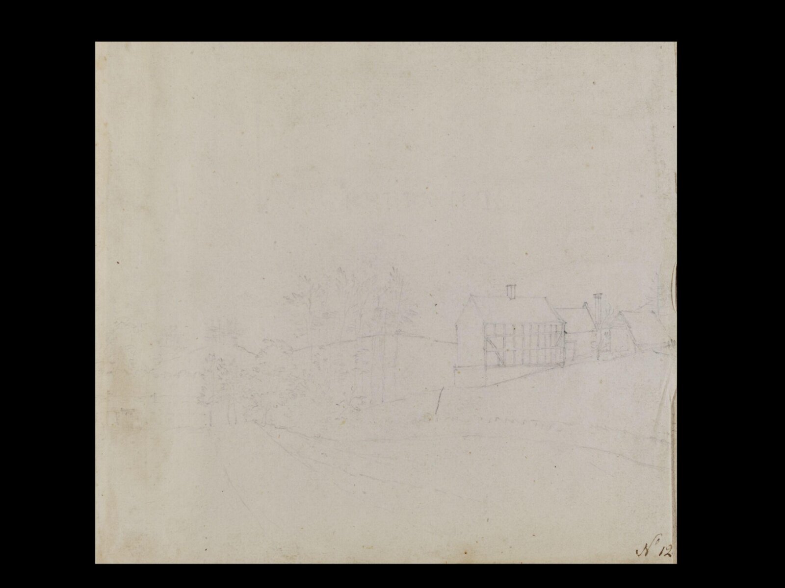 Drawing, Thomas Robins, 18th century