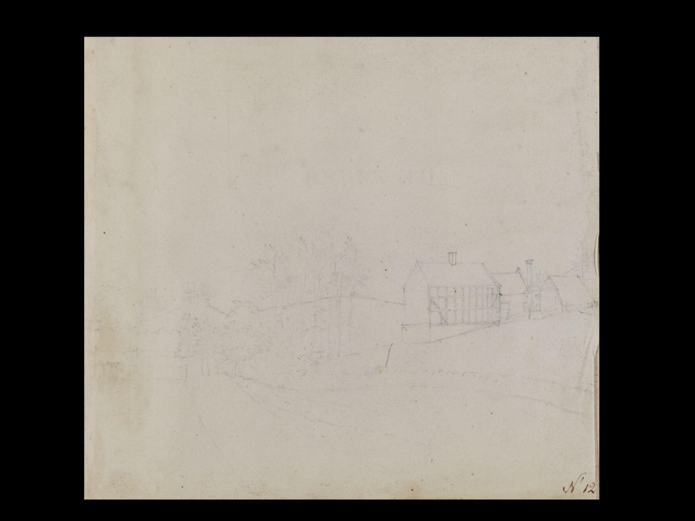 Drawing, Thomas Robins, 18th century