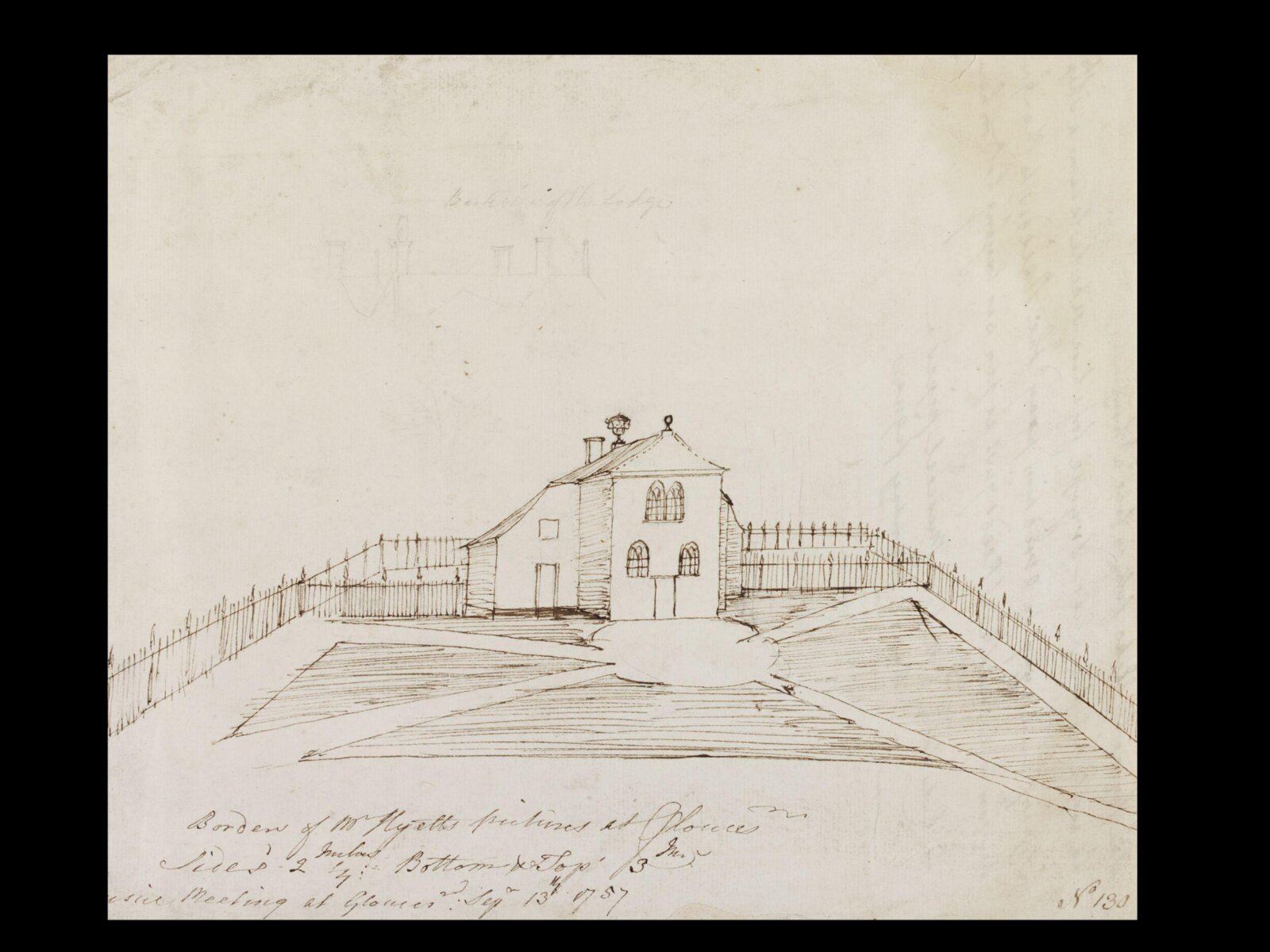 Drawing, Thomas Robins, 13/09/1757