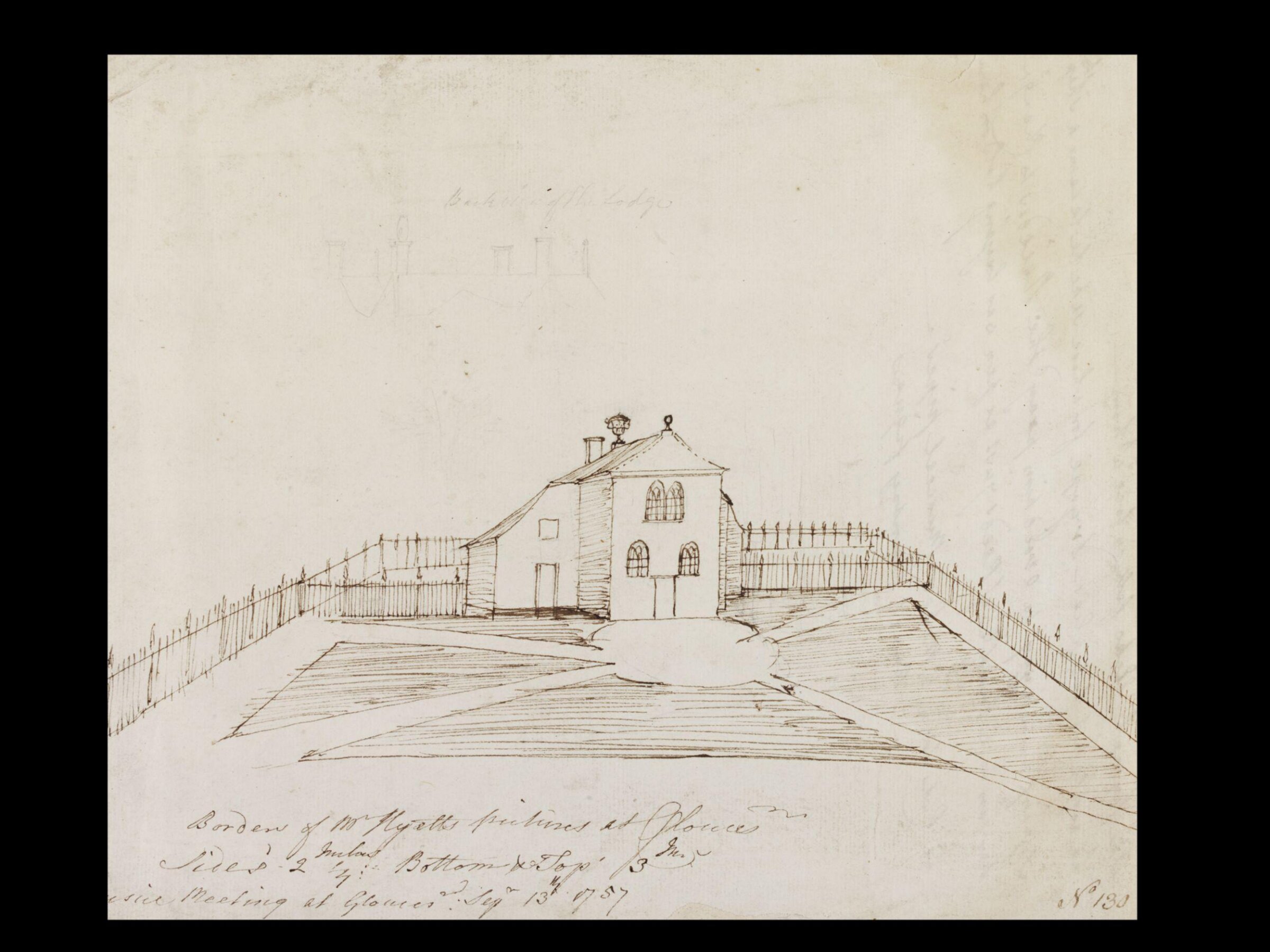 Drawing, Thomas Robins, 13/09/1757