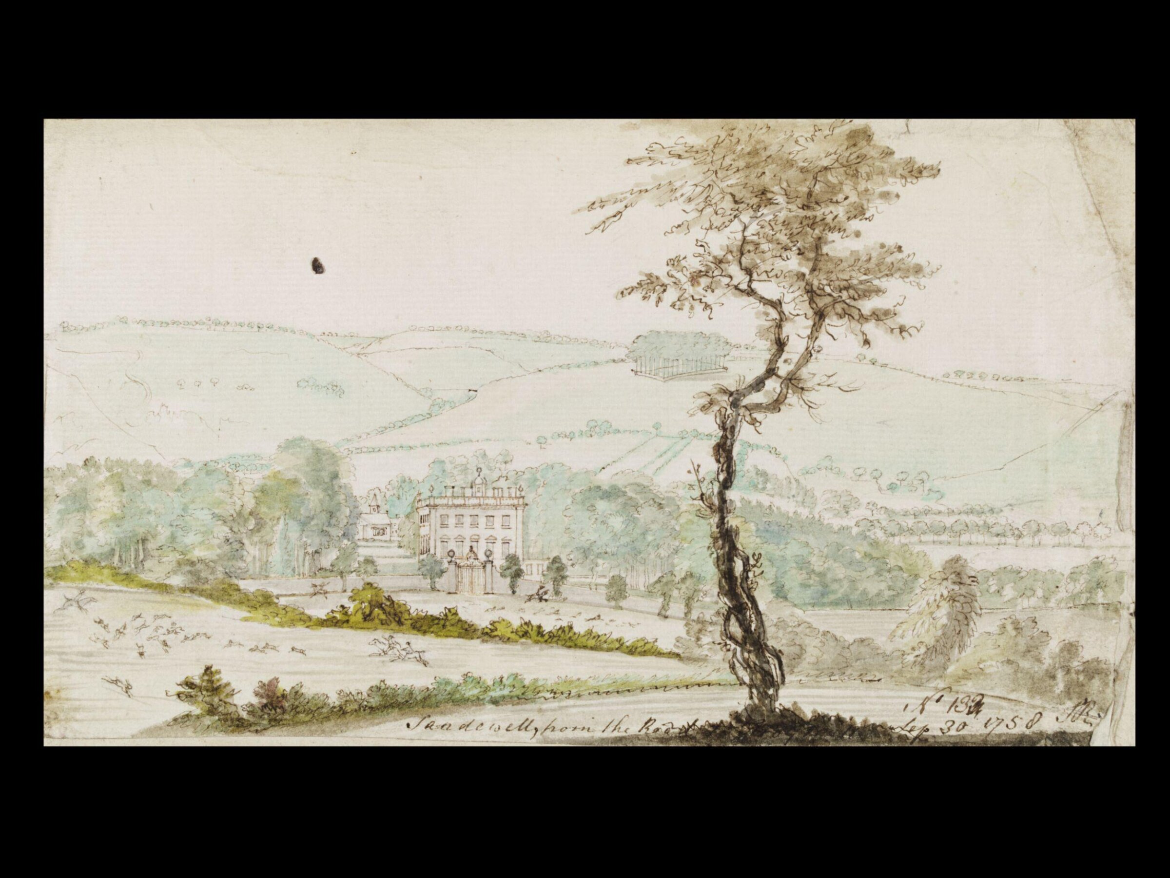 Drawing, Thomas Robins, 30/09/1750