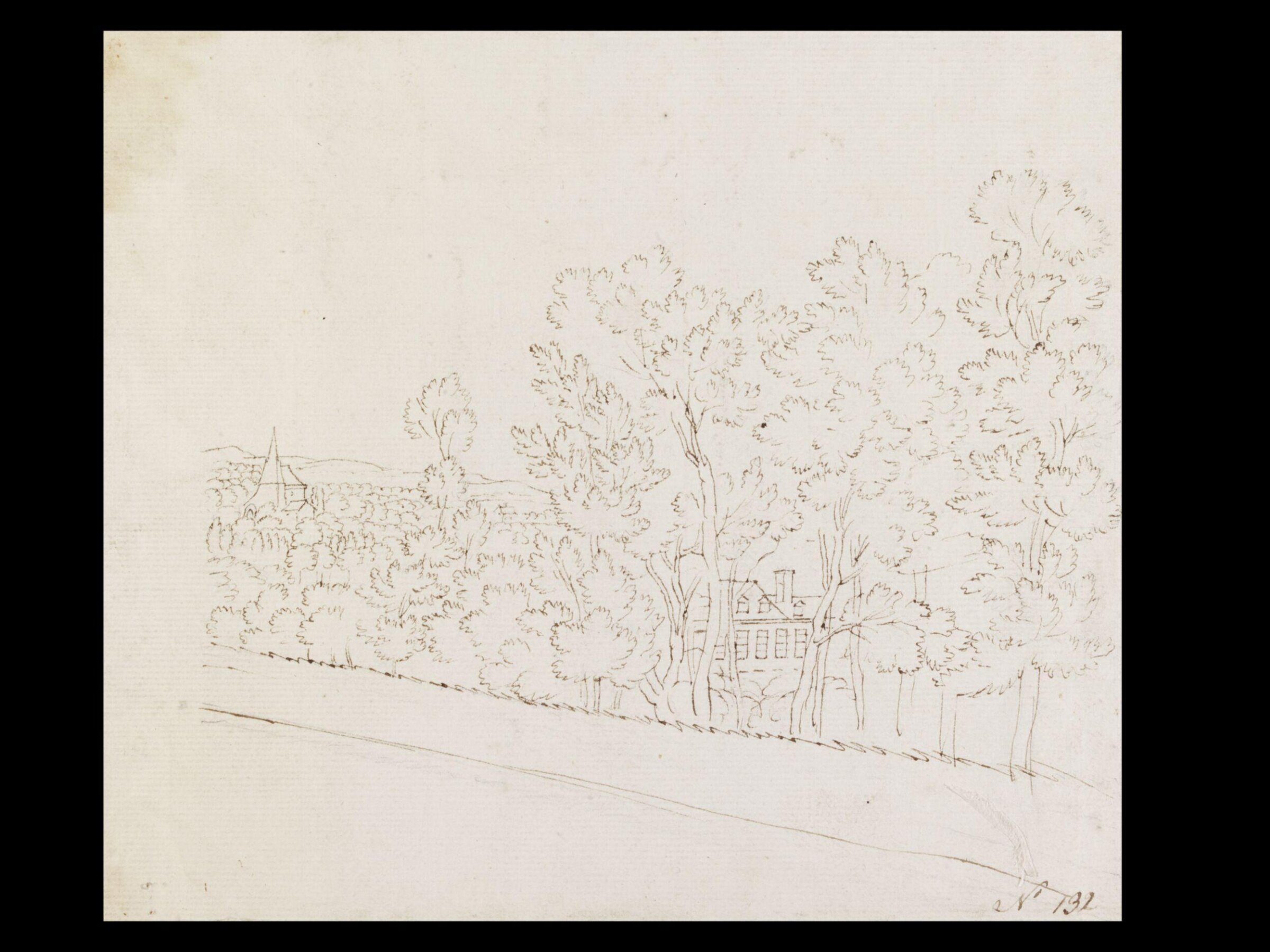 Drawing, Thomas Robins, 18th century