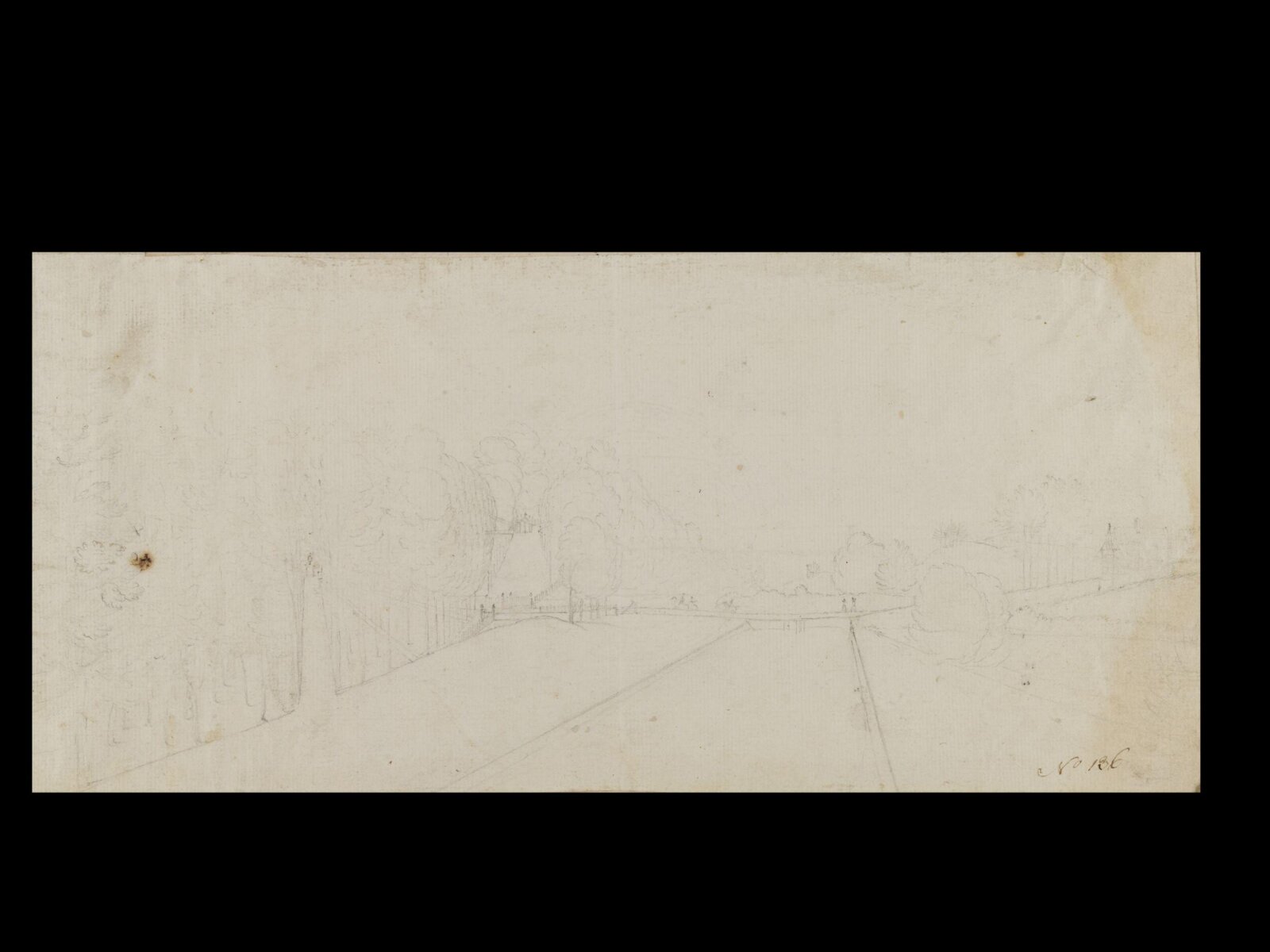 Drawing, Thomas Robins, 18th century
